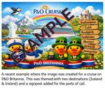 Personalised Cruise Door Magnets – Choose Your Design & Custom Text (18.5x18.5cm