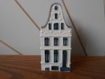 BLUE DELFT CANAL HOUSE ceramic decanter bottle KLM AIRLINES Bols 2002 Number 40