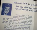 1960 JFK John Kennedy TVA Tennessee Valley Authority Political Campaign Leaflet