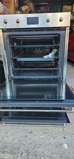 SMEG Built in Pyrolytic Multifunction Double Oven - DOSP6390X