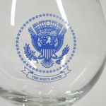 White House Goblet Wine Water Glass w/Blue Seal Logo