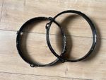 8” Tom Hoop Rims - 4 Lug - Black Pair