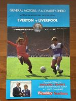 1986 Charity Shield Programme Everton v Liverpool 16/8/1986 Wembley