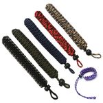 Survival Paracord Bracelet DIY Digital camera Wrist Strap Outdoor Emergency easy