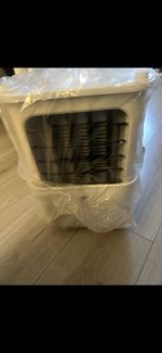 Portable Evaporative Air Cooler Water Cooling w/ Wheels 220-240V 65W White