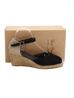 Toni Pons Women's Heels UK 6.5 Black 100% Other Espadrille