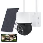 360° Wireless Security Camera PTZ 2.4G WiFi IP Solar Powered Energy Outdoor Home