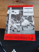 RANGERS v Anderlecht Belgium (European Cup) 1959/1960 16/9/1959