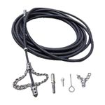 Drain Cleaner Snake Drain Unblocker Cleaning Tool Spring with Connector Clog