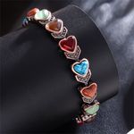 Ladies Pure Copper Bracelet Arthritis Pain Relief Magnetic Therapy Bracelet UK