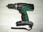 hitachi dv18dvc drill 18 volt good working order body only push in batteries
