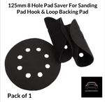 125mm 8 Hole Pad Saver For Sanding Pad Hook & Loop Backing Pad (Pack Of 1)