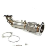 3" STAINLESS EXHAUST TURBO DOWNPIPE FOR FORD FIESTA ST 180 ST180 ECOBOOST PIPE