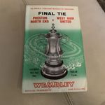1964 FA Cup Final Programme Preston North End vs West Ham United