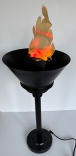 Vintage Tiki Shimmering Flame Torch Light