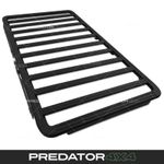 UNIVERSAL BLACK 2.6M METRE ALUMINIUM LARGE VAN CARGO TRADE CARRIER ROOF RACK