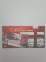 Manchester United v Birminham 2004/5 unused Private box ticket