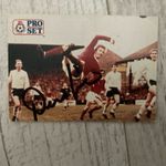 Dennis Law Manchester United SIGNED Pro Set CARD