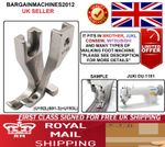 JUKI DU-1181 SINGLE LEFT TOE ZIPPER FOOT  (U192L(601-3)+U193L) WALKING FOOT PART