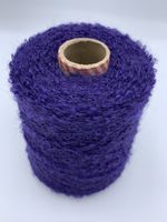 500 Gram Cone Of Luxury Mohair Loop DK Knitting Yarn. Purple Shade.