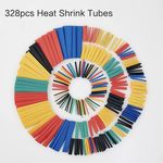 328Pcs Heat Shrink Tubing Tube Sleeve Kit Electrical Assorted Cable Wire Wrap