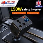 150W Car Power Inverter 12V to 220V DC to AC Converter USB Charger Adapter