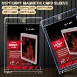 55-180PT Magnetic Trading Card Holder For Baseball Cards Hard Case UV Protection
