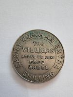 Early 20th Century Villiers Model De Luxe Free Wheel copper nickel token 25mm