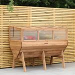 Woodside Raised Wooden Garden Planter + Cold Frame/Growhouse Plant & Veg Box