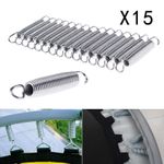 15Pcs Trampoline Springs Replacement 5.5 inch Galvanized Heavy Duty High Quality