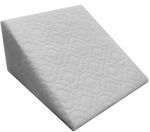 Reclining Quilted Orthopedic Foam Bed Wedge Back Support Pillow Aid Reliever UK