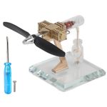 Hot Air Stirling Engine Model Aircraft Propeller Science Experiment Physics Toy
