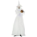 Halloween Witch Decoration 72 inch with Motion Lighted Eyes