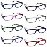 Reading Glasses Mens Womens Lightweight Designer Style UV Reader UVR32