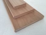 Solid Hardwood Window Sills Red Grandis Windowboards 22mm Thick Various Sizes