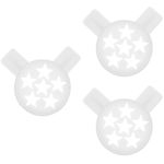 Reusable White Ice Cream Maker Nozzles for Decoration 3Pcs