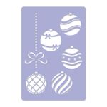 reusable PLASTIC Window Christmas STENCIL 30x42cm 65x95cm Christmas Balls Xmas 