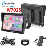 Carpuride W702S Moto Carplay Screen BMW BM05 Mount Android Auto Wired Controller