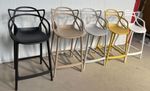 2X Master Bar Cafe Kitchen Restaurant Pub Dining Chair Stool S/Height 66cm