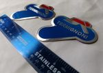 2x TERMIGNONI EXHAUSTS Exhaust Aluminium Sticker/Decal, Heat Proof. FreeDelivery