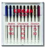 Sewing Machines Needles, Jeans, Stretch & Universal,  Genuine Organ Needles