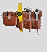 BBI Professional Scaffolders Tools belt Heavy Duty Tools Brown Leather Flat 1921