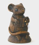 Church Mouse Bible Ornament Cute Wood Unique Mice Gift Unique Collectable Prayer