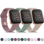 Silicone Sport Strap Band for Fitbit Versa 2 3 4 Lite Sense Sense 2 Wristband