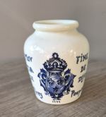 Vintage French Mustard Pot Dijon Small Jar No Lid