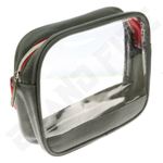 Clear Transparent Compact Wash Bag Toiletry Cosmetics Case Travel Pouch Makeup