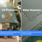 2X3/3X3/3X4/mSun Shade Sail Waterproof Outdoor Square Rectangle Garden Patio