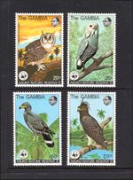 M28449 Gambia 1978 Birds Set X4 UMM Sg 400/3 Cat £53