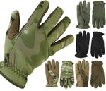 KombatUK Mens Airsoft Paintball Ventilated Neoprene Suede Palm Delta Fast Gloves