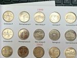 USA 50 State & Territories Commemorative Quarters 25Cent 1999 to 2009  D&P Mints